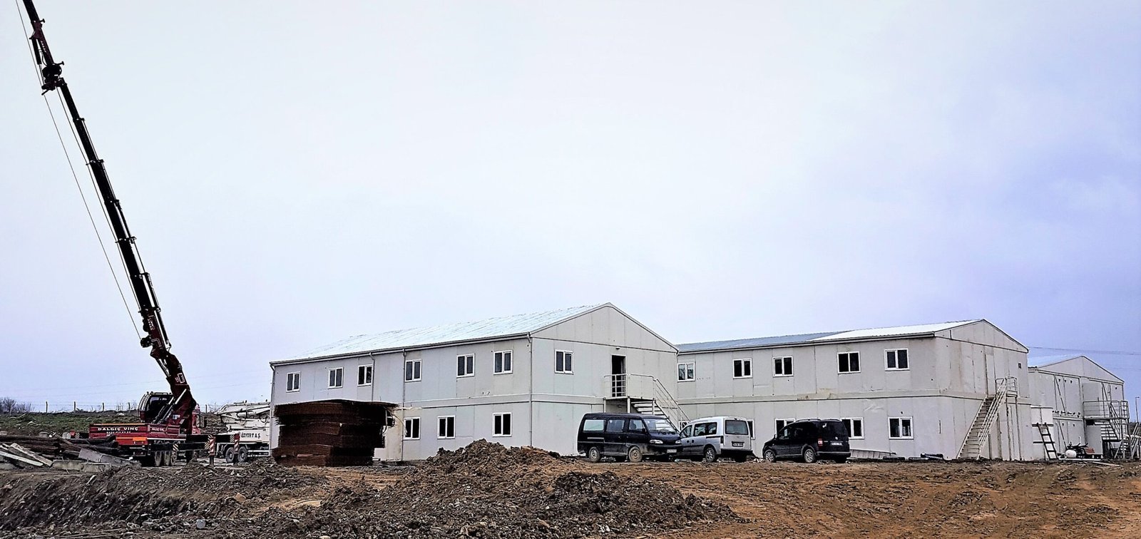 İbni Haldun Üniversitesi Şantiyesi İdari Ofis Binası pramo prefabrik3