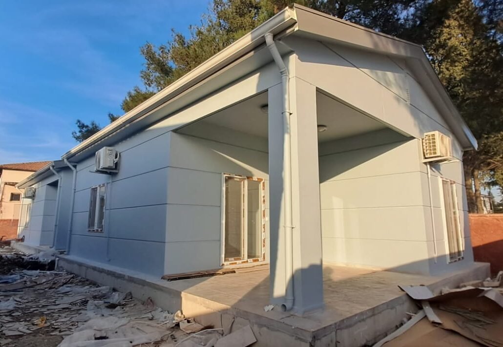 pramo prefabrik hafif çelik Kahramanmaraş Hafif Çelik Köy Evi Projesi1
