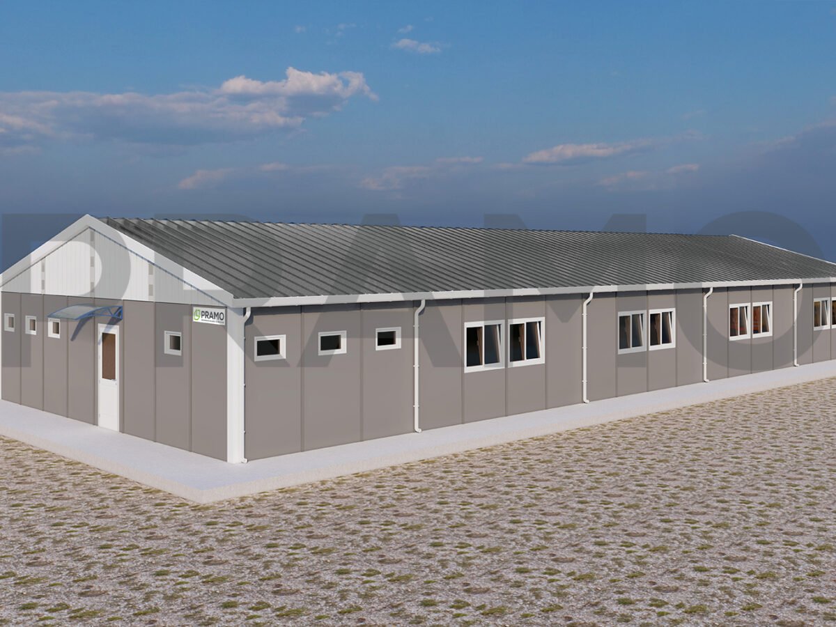 232 متر مربع من مساكن العمال الجاهزة