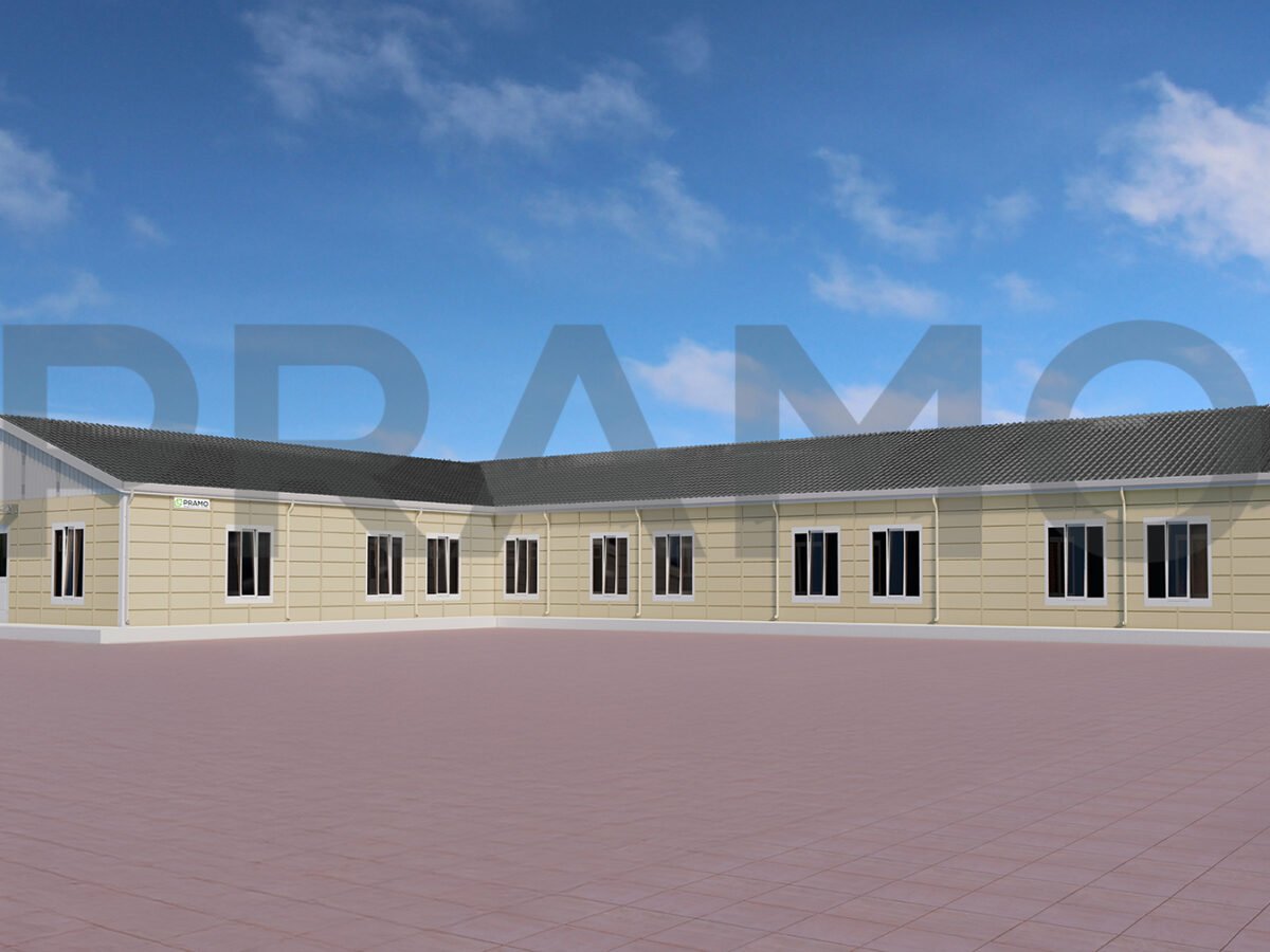 مباني مدرسية جاهزة بمساحة 656 متر مربع