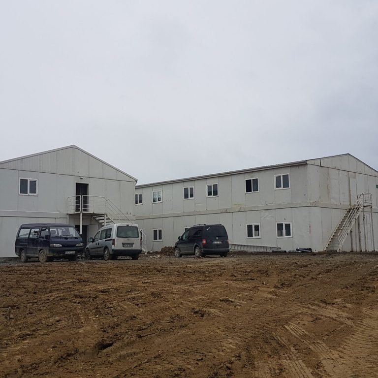 İbni Haldun Üniversitesi Şantiyesi İdari Ofis Binası pramo prefabrik1