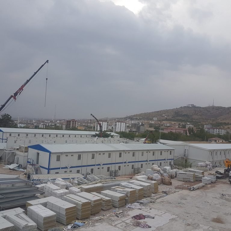 PREFABRİK ÇOK AMAÇLI BİNALAR-ELAZIĞ ŞEHİR HASTANESİ PREFABRİK KAMP BİNALARI pramo prefabrik1